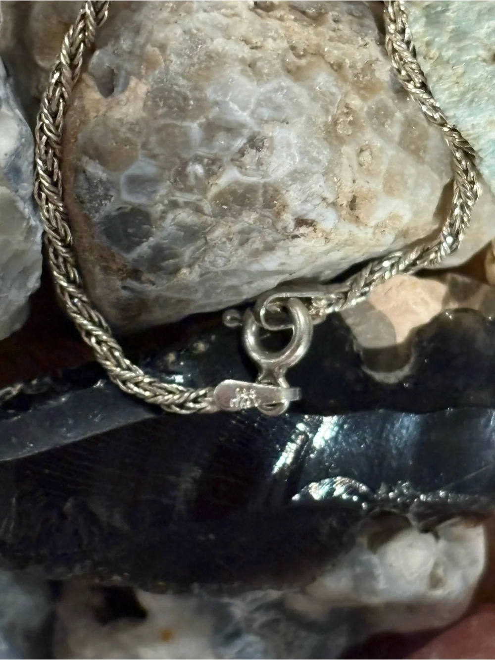 Classic Sterling Silver Rope Chain Necklace